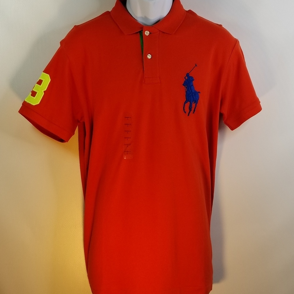 Polo Ralph Lauren Custom-Fit Big Pony Mesh Polo